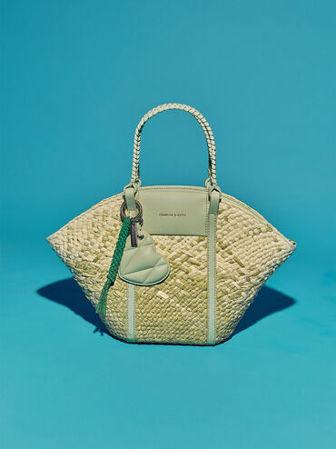 Braided Rope Charm, Lush Green, hi-res