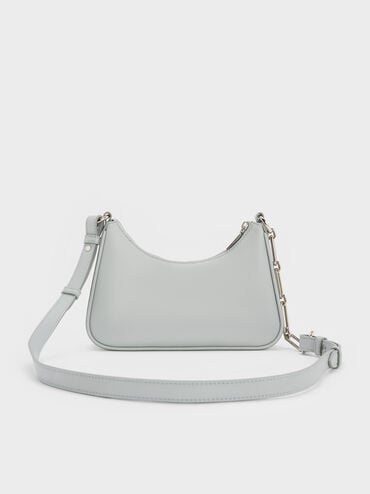 Lane Chain-Link Shoulder Bag, Sea Salt Blue, hi-res