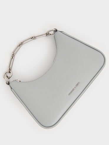 Lane Chain-Link Shoulder Bag, Sea Salt Blue, hi-res