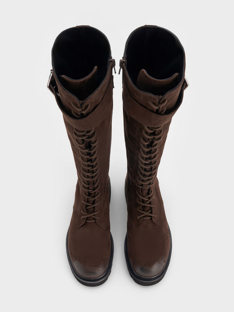 , Dark Brown Textured, hi-res