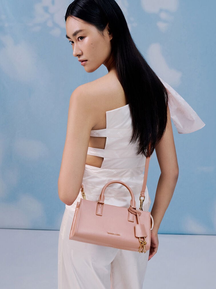 Mini Kerry Tote Bag, Light Pink, hi-res