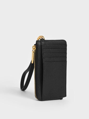 Dixie Multi-Slot Wristlet Card Holder, Black, hi-res