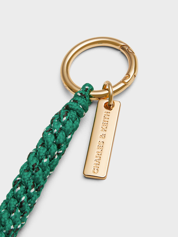 Braided Rope Charm, Lush Green, hi-res