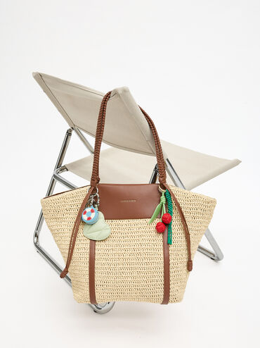 Braided Rope Charm, Lush Green, hi-res