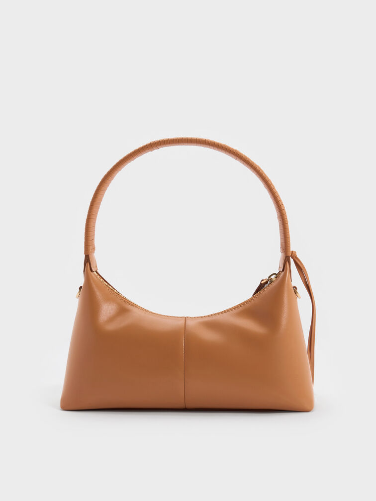 Simone Shoulder Bag, Russet Brown, hi-res