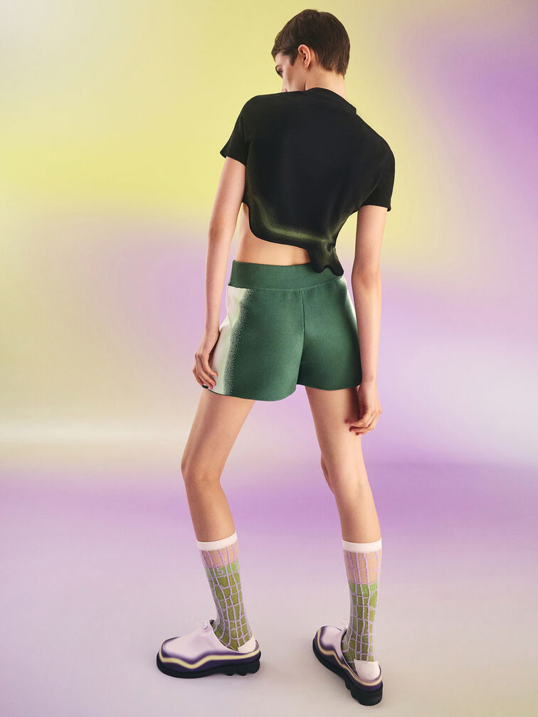 Gradient Wave Slip-On Mules, Lilac, hi-res