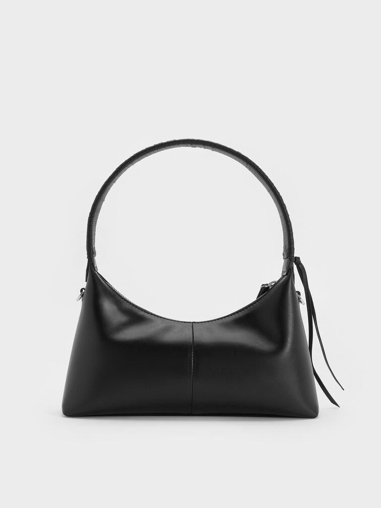 Simone Shoulder Bag, Noir, hi-res