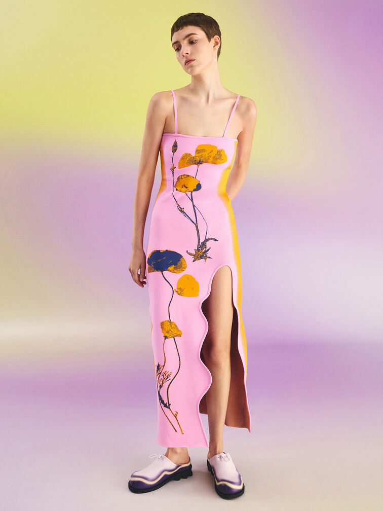 Gradient Wave Slip-On Mules, Lilac, hi-res