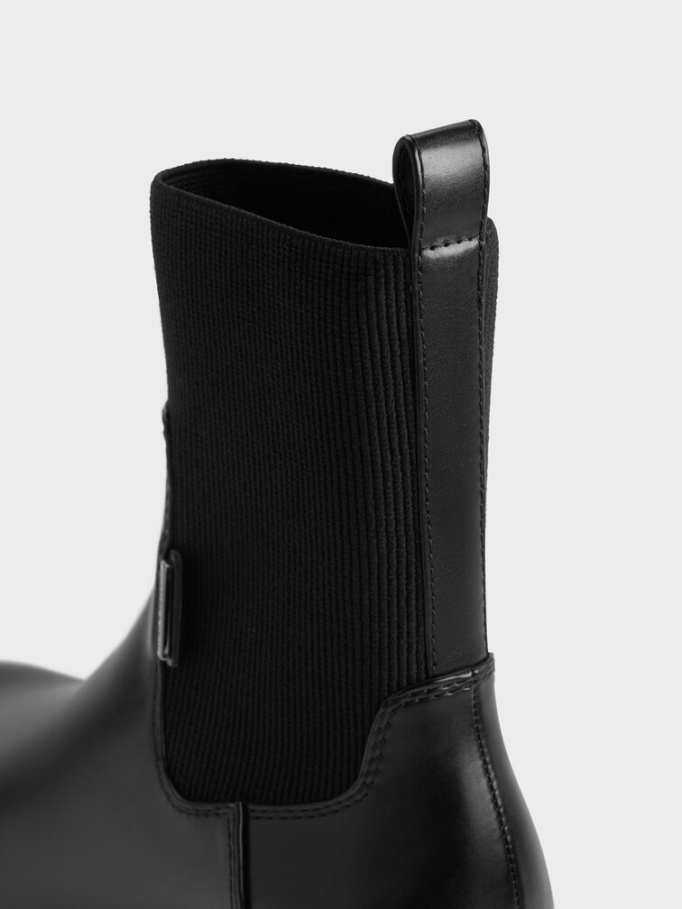 Remy Ridged-Sole Chelsea Boots, Black, hi-res