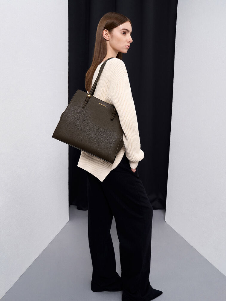 حقيبة توت سانسا, طحلبي داكن, hi-res