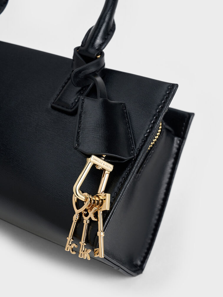 حقيبة توت ميني كيري, أسود, hi-res