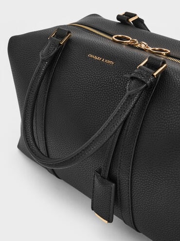 حقيبة بولينغ تشانس من الجلد المعاد تدويره, أسود, hi-res