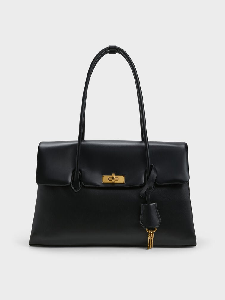 حقيبة توت "كيري" ترابيز, أسود, hi-res