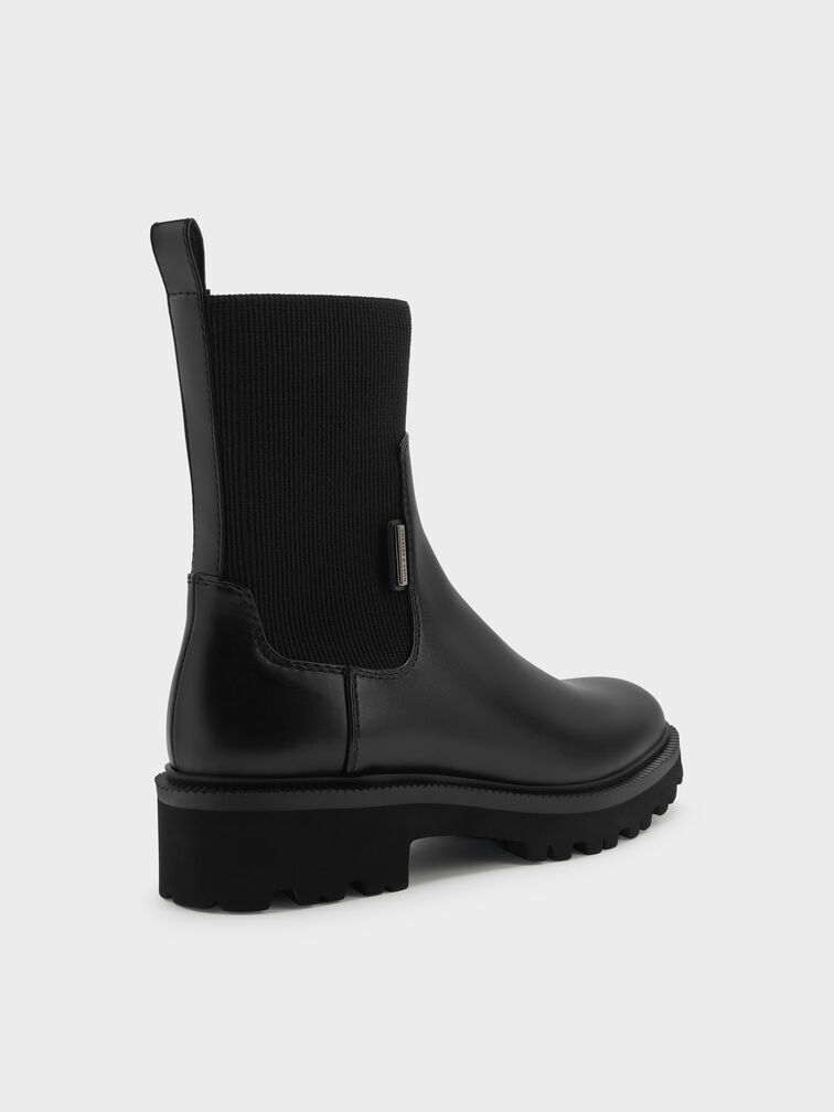 Remy Ridged-Sole Chelsea Boots, Black, hi-res