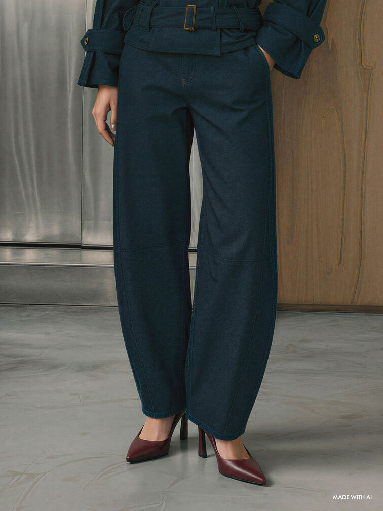 حذاء "كيرا" بكعب عالٍ ومقدمة مدببة, برغندي, hi-res