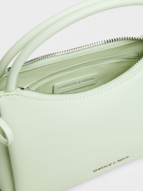 Hazel Bow Top Handle Bag, Mint Green, hi-res