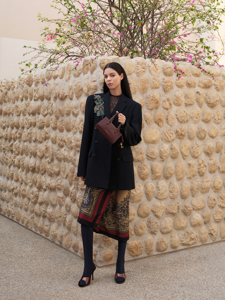 حذاء ميول بجلد لامع وكعب رفيع, برغندي, hi-res