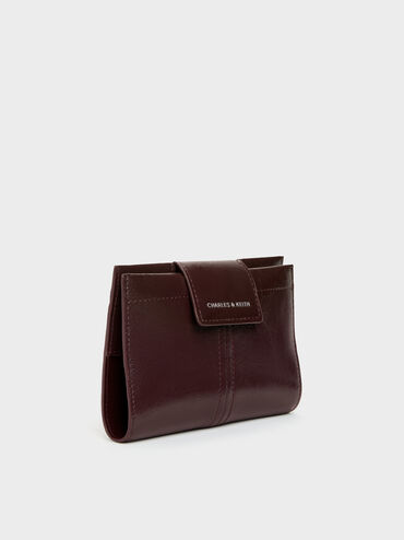 Noane Passport Holder, Wineberry Red, hi-res