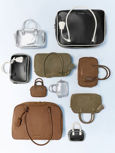 حقيبة بولينغ سيانا كبيرة ملونة بلونين, متعدد الألوان, hi-res