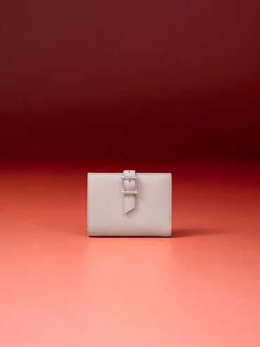 Bryna Belted Wallet, Cream, hi-res