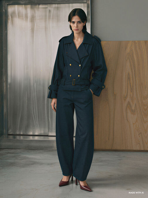 حذاء "كيرا" بكعب عالٍ ومقدمة مدببة, برغندي, hi-res