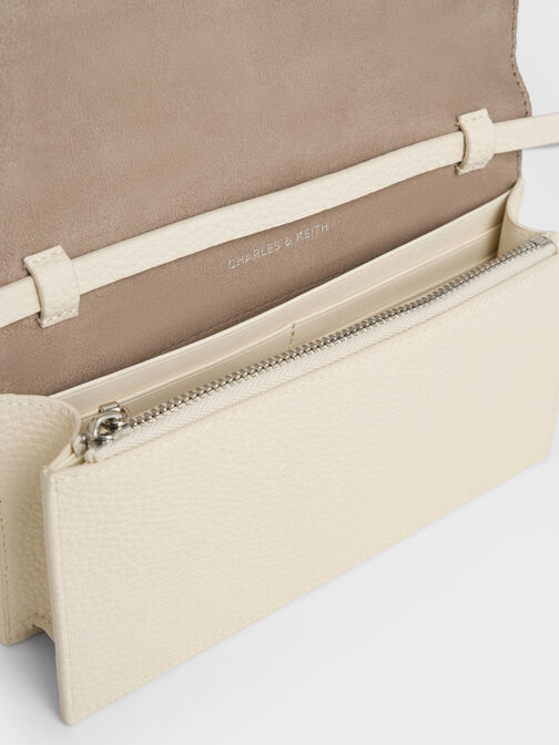 Beryl Long Wallet, Cream, hi-res