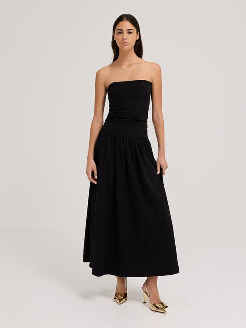 كعب بحزام خلفي ميتالك مع فيونكة, ذهبي, hi-res