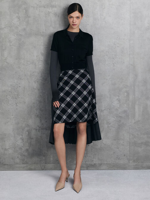 Patent Pointed Slingback Pumps, Taupe, hi-res