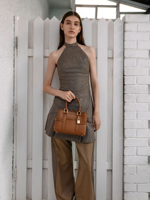 حقيبة حمل صغيرة على شكل كلب سكوتي, شوكولاتي, hi-res