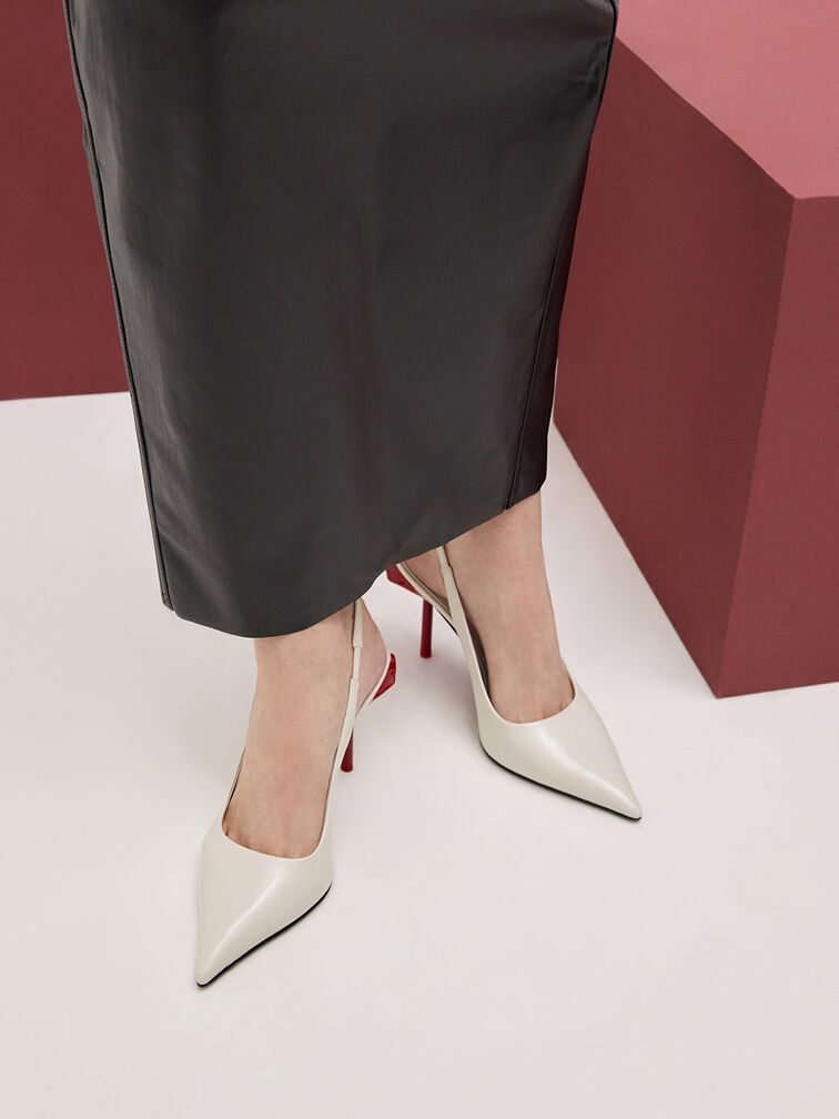 حذاء بكعب وحزام خلفي, أبيض طباشيري, hi-res