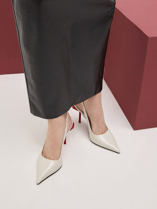 حذاء بكعب وحزام خلفي, أبيض طباشيري, hi-res