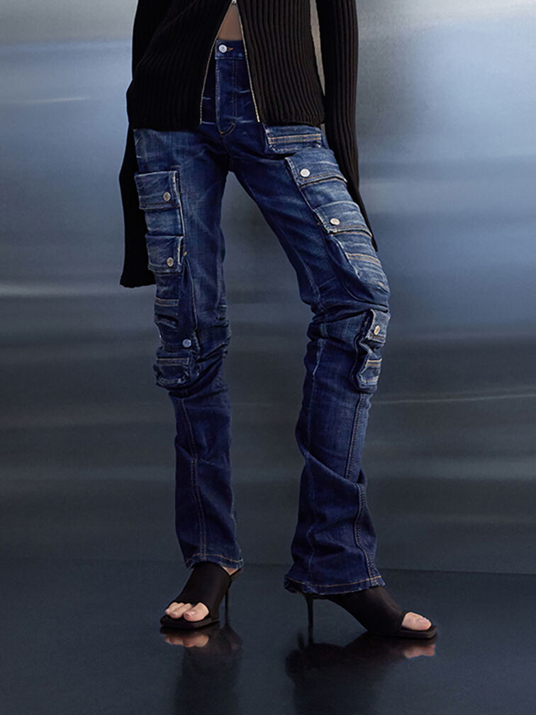 ميولز لورين شبكي بكعب كيتن, أسود خشن, hi-res