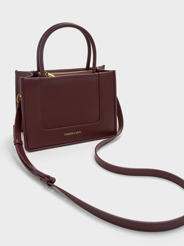 شنطة توت ميني دايلا, أحمر توتي فاخر, hi-res