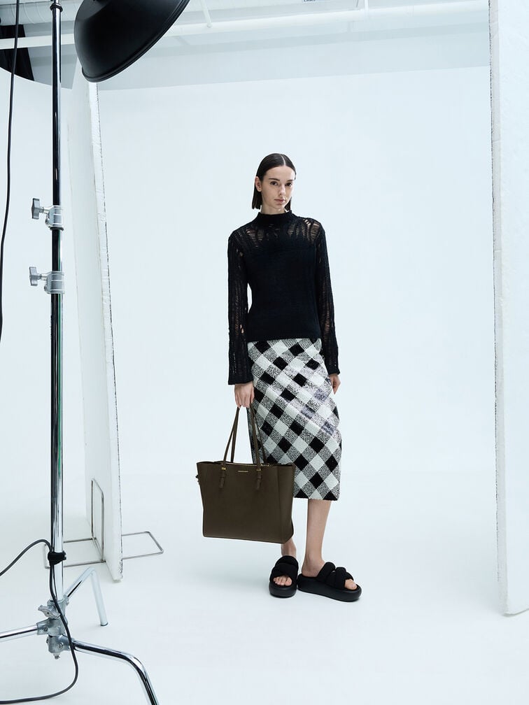 حقيبة توت سانسا, طحلبي داكن, hi-res