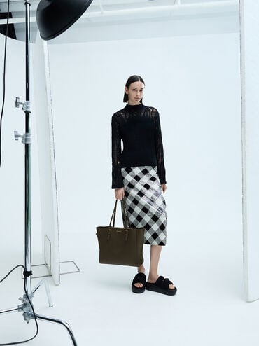 حقيبة توت سانسا, طحلبي داكن, hi-res