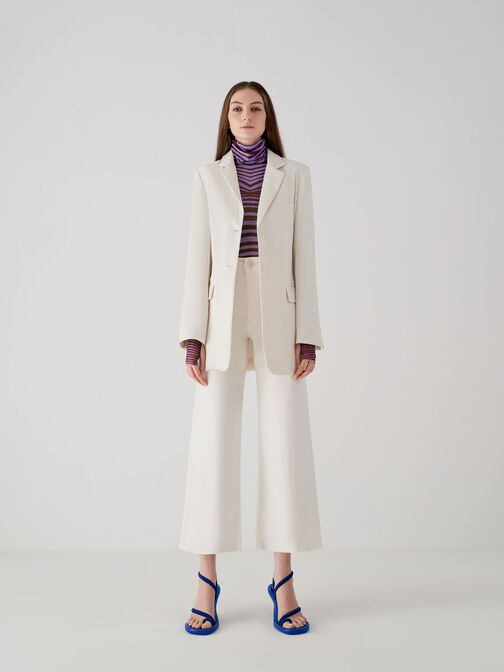 صندل إلكترا بكعب وحلقة إصبع من البوليستر المُعاد تدويره, أزرق, hi-res