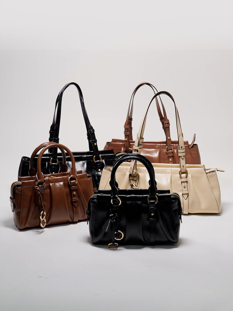 شنطة كتف بريتون, أسود, hi-res