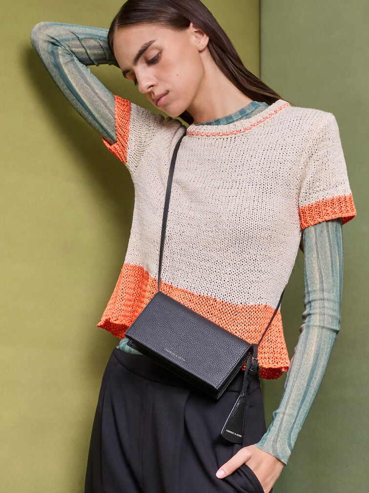 Beryl Long Wallet, Noir, hi-res