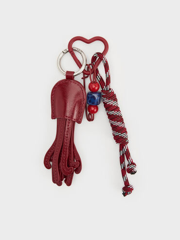 Delfina Octopus Charm, Tomato Red, hi-res