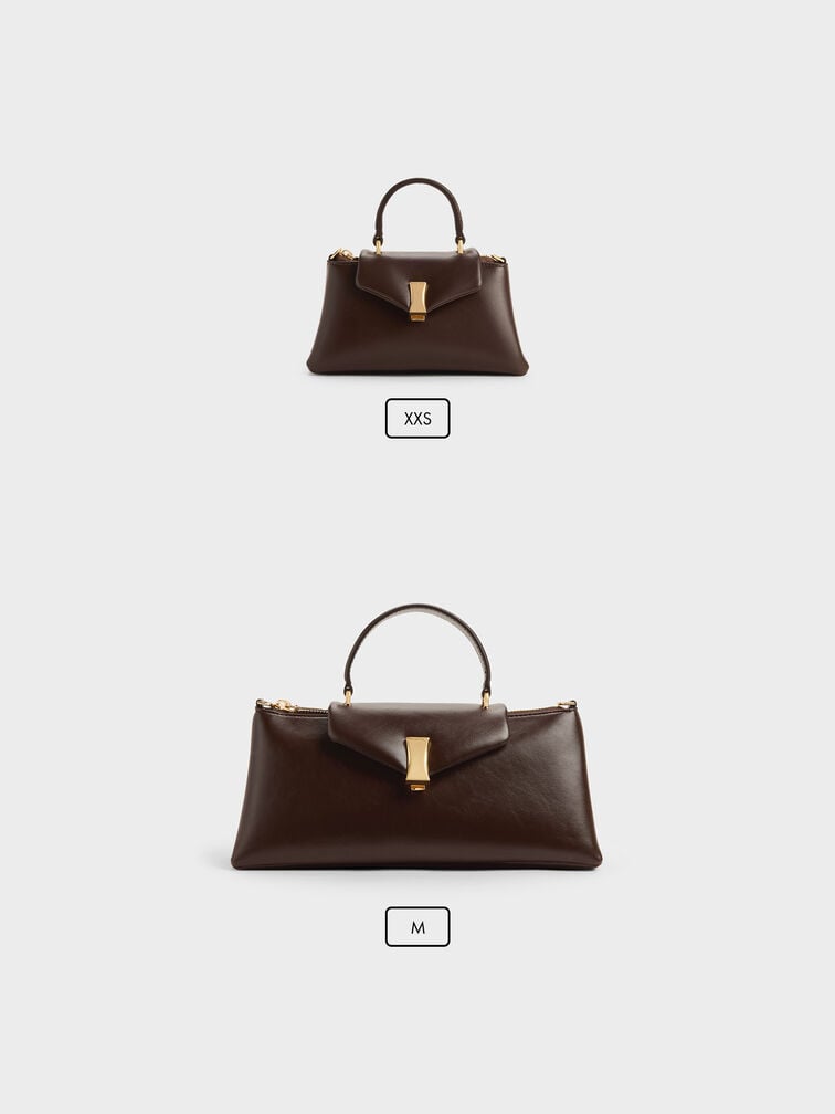 Micro Lilibet Top Handle Bag, Espresso Brown, hi-res