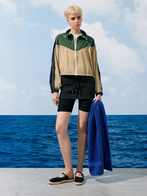 حذاء إسبادريل بيرناردين بتصميم الميولز من الشمواه الفاخر, أسود خشن, hi-res