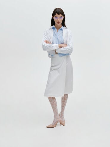 حذاء من الدانتيل والساتان مفتوح من الخلف بكعب (بامبس), لون البشرة الطبيعي, hi-res