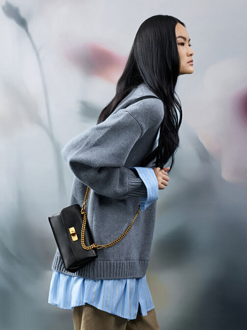 Kerry Wallet On Chain, Black, hi-res