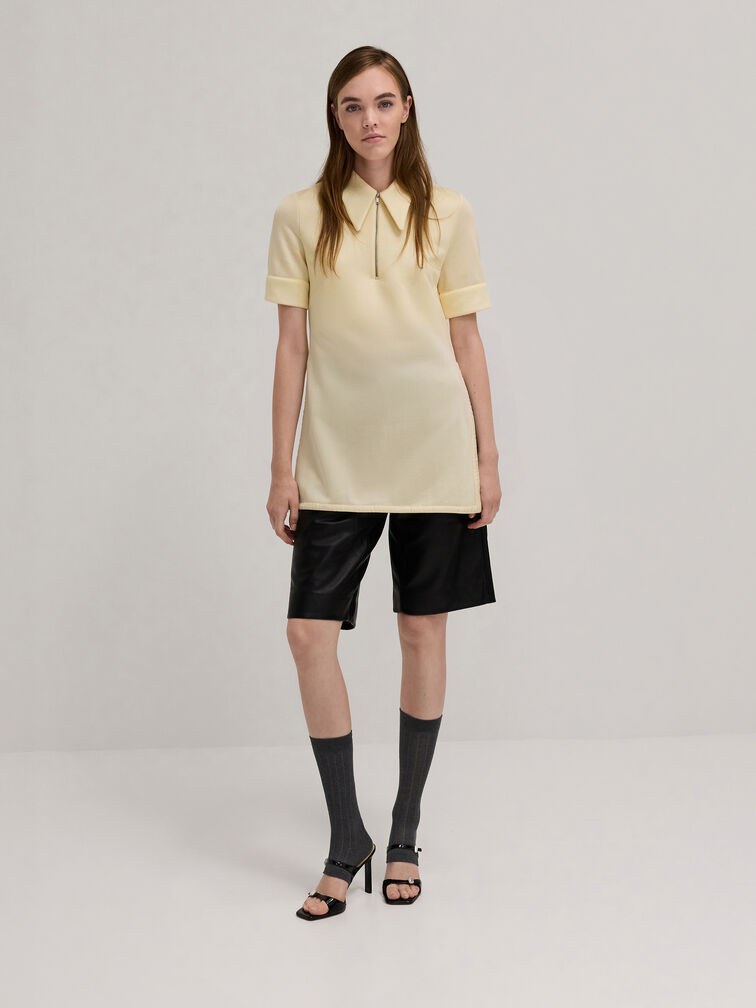 صندل بكعب مزين بمشبك مرصع بحجر لامع بشريط مزدوج من جلد لامع, أسود براق, hi-res