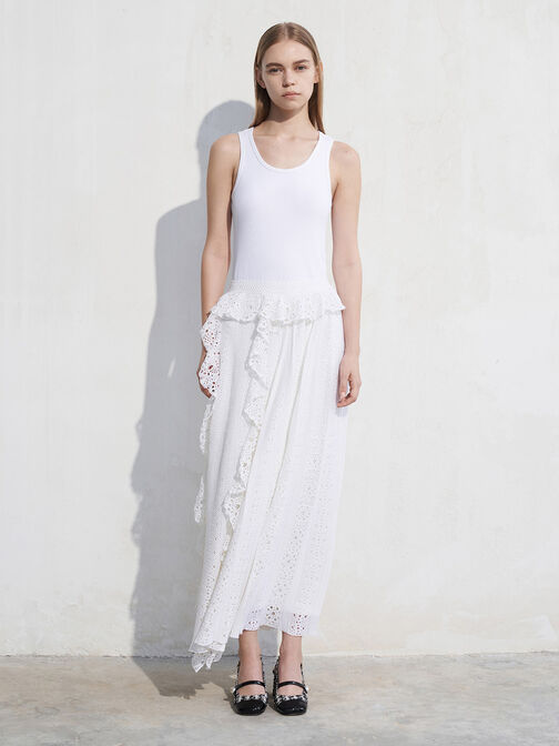 Aeryn Tweed Pearl-Embellished Slingback Pumps, Black Textured, hi-res