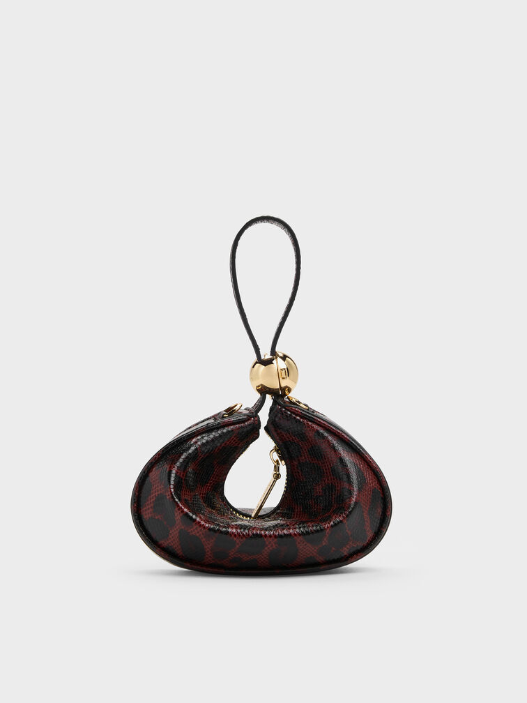 Micro Jesmyn Leopard-Print Two-Way Bag, Animal Print Burgundy, hi-res