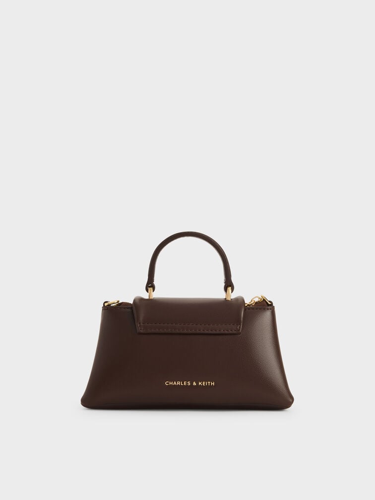 Micro Lilibet Top Handle Bag, Espresso Brown, hi-res
