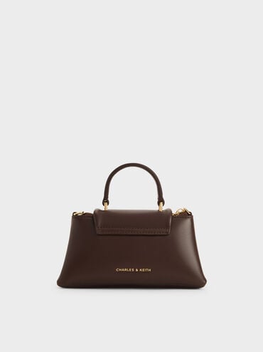 Micro Lilibet Top Handle Bag, Espresso Brown, hi-res