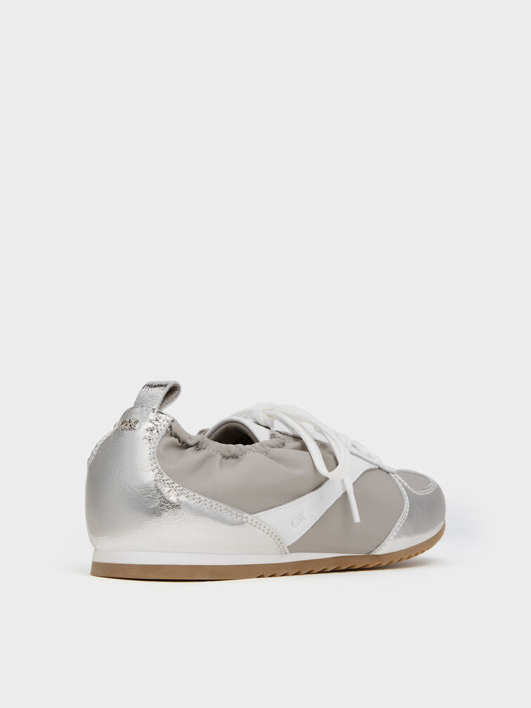 سنيكرز جيس ميتاليك, فضي, hi-res