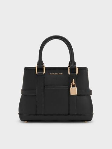 حقيبة حمل صغيرة على شكل كلب سكوتي, أسود, hi-res